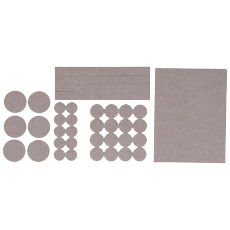 Zestaw podkładek filcowych beżowe 38 szt., BGS Diy 80715