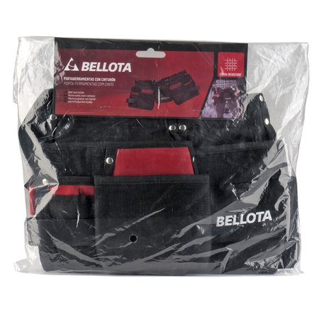 Pas narzędziowy, 7 kieszeni, pętla na młotek BELLOTA