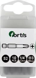 Bity 1/4 DIN3126 Phillips PH 3 x 50mm 10szt FORTIS