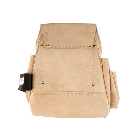 Skórzany pas narzędziowy, 4 kieszenie, pętla na młotek BELLOTA