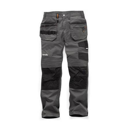 Spodnie roboczne Trade Flex, grafitowe, Rozmiar 36 R, Scruffs T55315