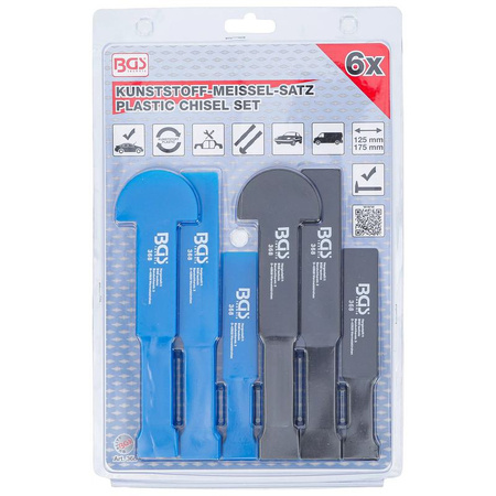 Zestaw przecinaków z tworzywa 6 szt., BGS 368