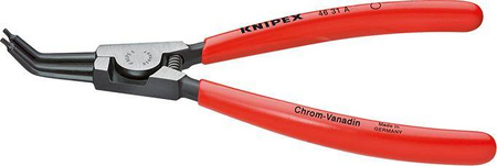 Szczypce do pierścieni osadczych sprężynujących zgięte pod kątem 45° Ø 3-10 mm KNIPEX 
46 31 A02