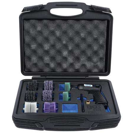 Zestaw tarcz szczotkowych na sprężone powietrze 17 szt., BGS 3328