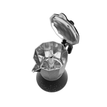 Kawiarka espresso, czarny marmurek 9 filiżanek Klausberg