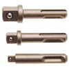 Zestaw adapterów czworokąt zewnętrzny SDS 6,3 mm (1/4"), 10 mm (3/8"), 12,5 mm (1/2") 3 szt., BGS 8214