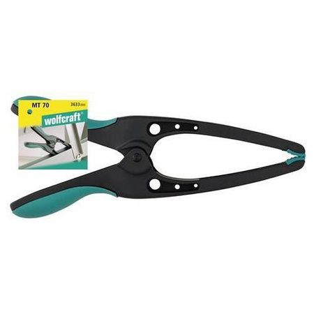 Ścisk sprężynowy szpiczasty zakres 70mm głębokość 100mm PRO 70 WOLFCRAFT