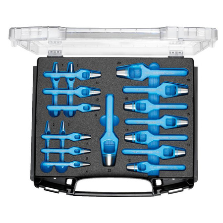 Zestaw wykrojników ⌀ 2-22 mm do miękkich materiałów w i-BOXX® 72, Gedore 1101-570500, 2963469