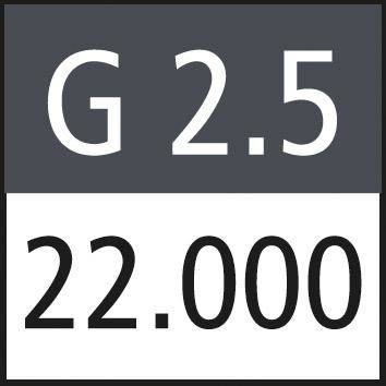 Oprawka do tulejek zaciskowych,długa, DIN69871ADB SK40-ER40, HAIMER