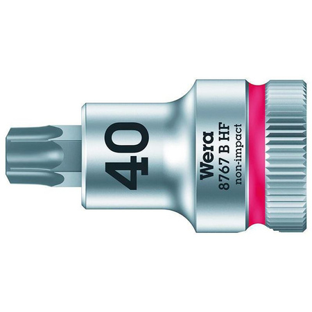 Nasadka Zyklop z bitem TORX TX40 x 9 mm, napęd 3/8" z funkcją przytrzymywania, 8767 B HF Wera