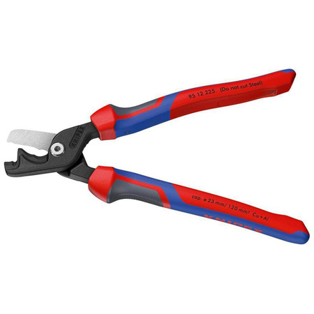Nożyce do kabli 225 mm ze stopniowanymi krawędziami tnącymi StepCut® XL KNIPEX 