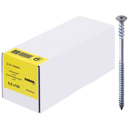 Wkręty regulacyjne dystansowe Torx 6x90mm 100szt E-NORMpro
