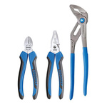 Zestaw 3 szczypiec - boczne tnące, uniwersalne i nastawne, Gedore S 8393, 3012859