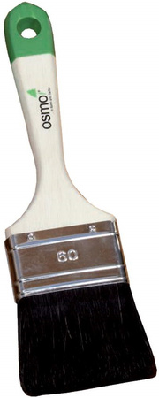 Pędzel płaski prosty 6 cm do malowania olejowania woskowania OSMO