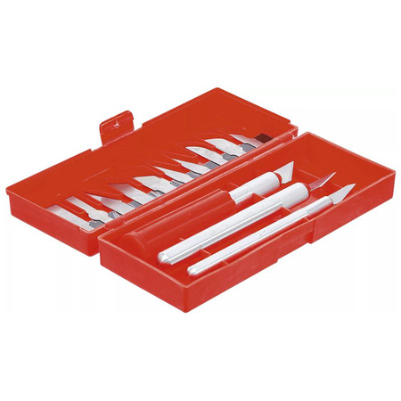 Zestaw nożyków modelarskich 16 szt., BGS Diy 50613
