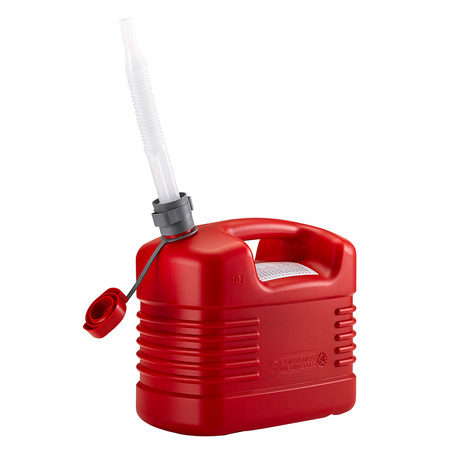 Kanister + lejek na paliwo, olej, benzynę 10l PRESSOL