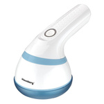 Golarka do ubrań akumulatorowa, biała z jasnoniebieskimi elementami, Klausberg