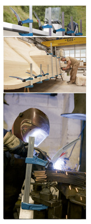 Ścisk dźwigniowy 300 x 107/130 mm, 4003-L URKO