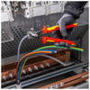 Izolowane nożyce do kabli izolowane 225 mm, smukła główka StepCut® XL KNIPEX 