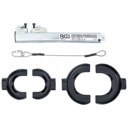 Zestaw ściągaczy do sprężyn 1500 kg, BGS 1134