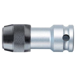 Adapter do bitów 1/4" do grotów sześciokątnych 1/4" z mechanizmem szybkomocującym 784 A Wera
