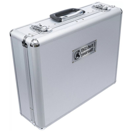 Zestaw narzędzi w walizce aluminiowej 129 szt., BGS Diy 2204