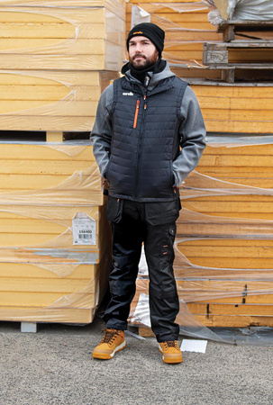 Spodnie robocze Worker Plus, czarne, Rozmiar 38 L, Scruffs T51798