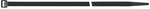 Opaska kablowa z nylonu kolor czarny 200x4,5mm 100 szt. SapiSelco