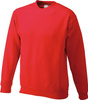 Bluza basic bez kaptura bawełniana XXXL czerwona