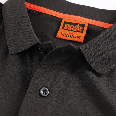 Koszulka robocza polo, czarna, Rozmiar XXL, Scruffs T56071