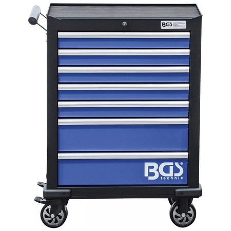 Wózek warsztatowy z 263 narzędziami i 7 szufladami, BGS 4207