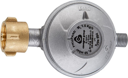 Regulator dwustopniowy sterownik GW-t 1,5 kg/h przyłącze KLF x G 1/4" LH-KN 50mbar