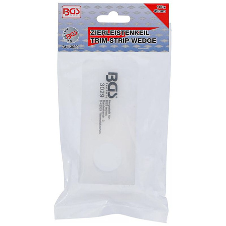 Klin do listew ozdobnych z otworem 100 x 45 mm, BGS 3029