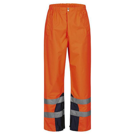 Ostrzegawcze spodnie przeciwdeszczowe Matula rozmiar 3XL pomarańczowy