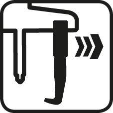 Ściągacz uniwersalny, 3-ramienny 90x100mm Ściągacz 3-ramienny, KUKKO