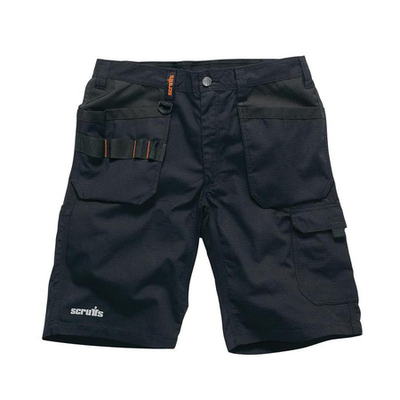 Szorty robocze Trade Flex, czarne, Rozmiar 38, Scruffs T54655