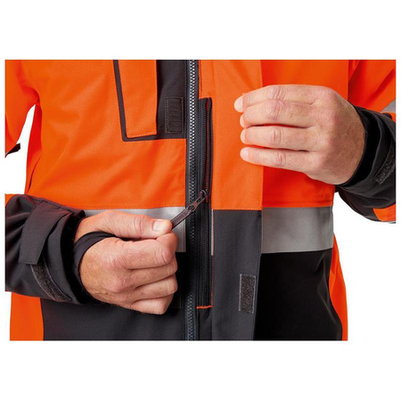 Kurtka zimowa ALNA ostrzegawczy pomarańcz/heban rozmiar S Helly Hansen