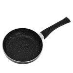 Czarna patelnia aluminiowa z powłoką marmurkową Ø16 cm, KINGHoff