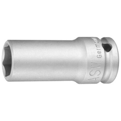 Udarowa końcówka wymienna klucza nasadowego, długa 3/4" 30mm ASW