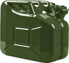 Kanister na paliwo z blachy stalowej oliwkowy 10 l Valpro