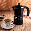 Aluminiowa kawiarka ciśnieniowa do kawy, 9 filiżanek, czarny/rose gold KINGHoff