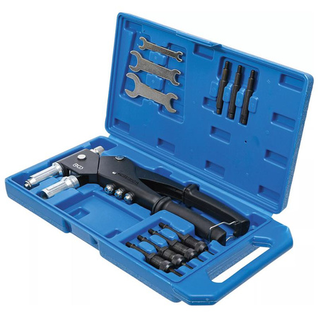 Zestaw szczypiec do nitów do standardowych nitów, nitonakrętek i nitowkrętów, BGS 438