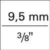 Grzechotka dwukierunkowa z przełącznikiem dźwigniowym 3/8" VDE 200mm Wiha