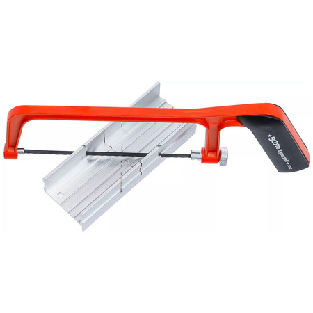 Aluminiowa piła do metalu ze skrzynką uciosową i brzeszczotem 150 mm, BGS Diy 2082