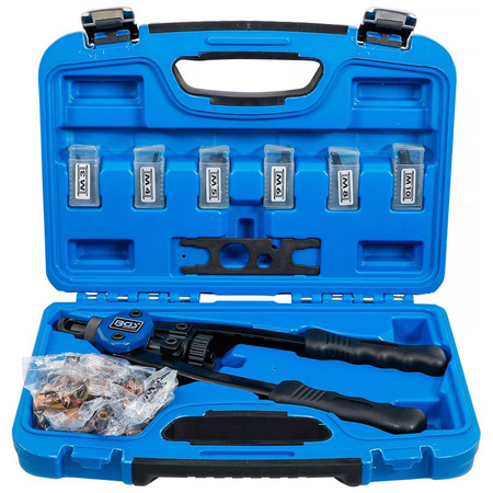 Zestaw szczypiec do nitonakrętek M3-M10 68 szt., BGS 408