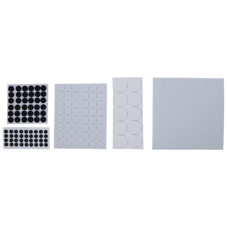Zestaw podkładek filcowych samoprzylepne 131 szt., BGS Diy 80865