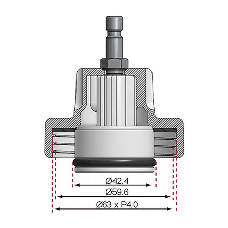 Adapter nr 13 do BGS 8027, 8098 dla Chrysler, Mercedes-Benz, BGS 8027-13