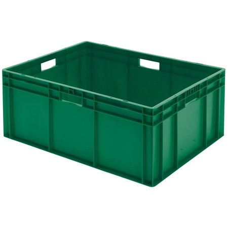 Skrzynka transportowa 800 x 600 x 320 mm zielona TK 800/320-0 LA-KA-PE