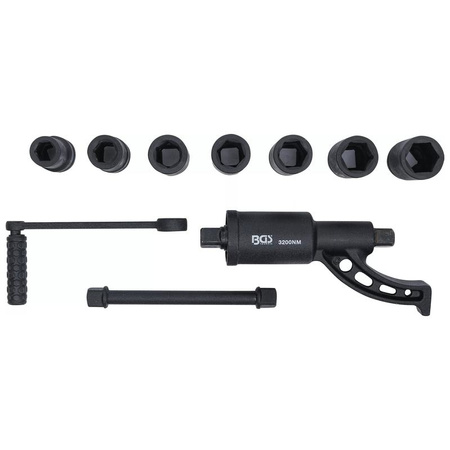 Zestaw wzmacniaczy momentu 25 mm (1") 10 szt., BGS 1230