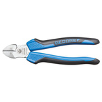 Szczypce tnące boczne chromowane 180 mm, model szwedzki, rękojeści 2K, Gedore 8314-180 JC, 2910934